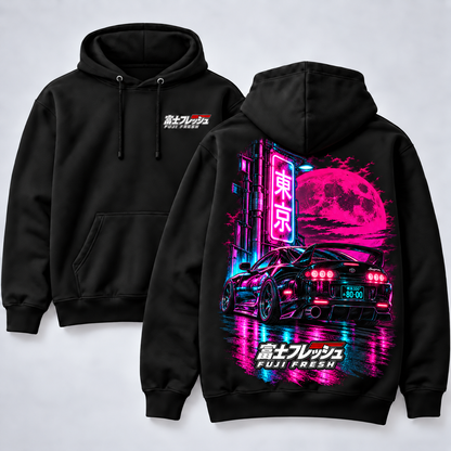 Fuji Fresh Tokyo Supra Neon Nights Hoodie – JDM Streetwear
